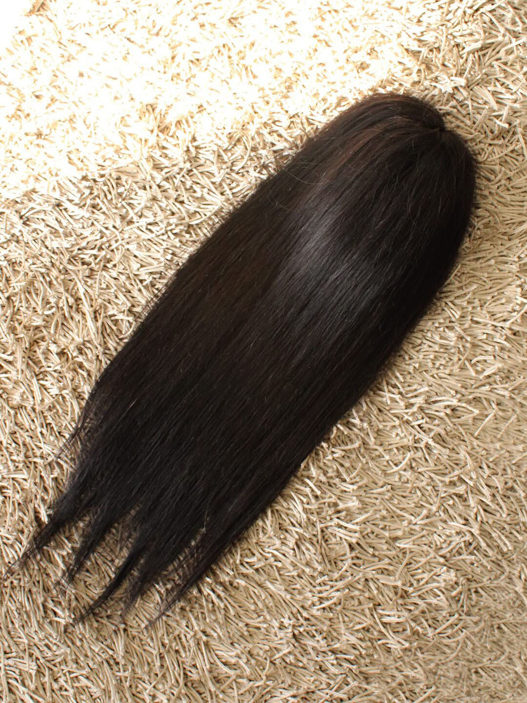 VAGHBHATT Hair Toppers Hair Extension - Black 36