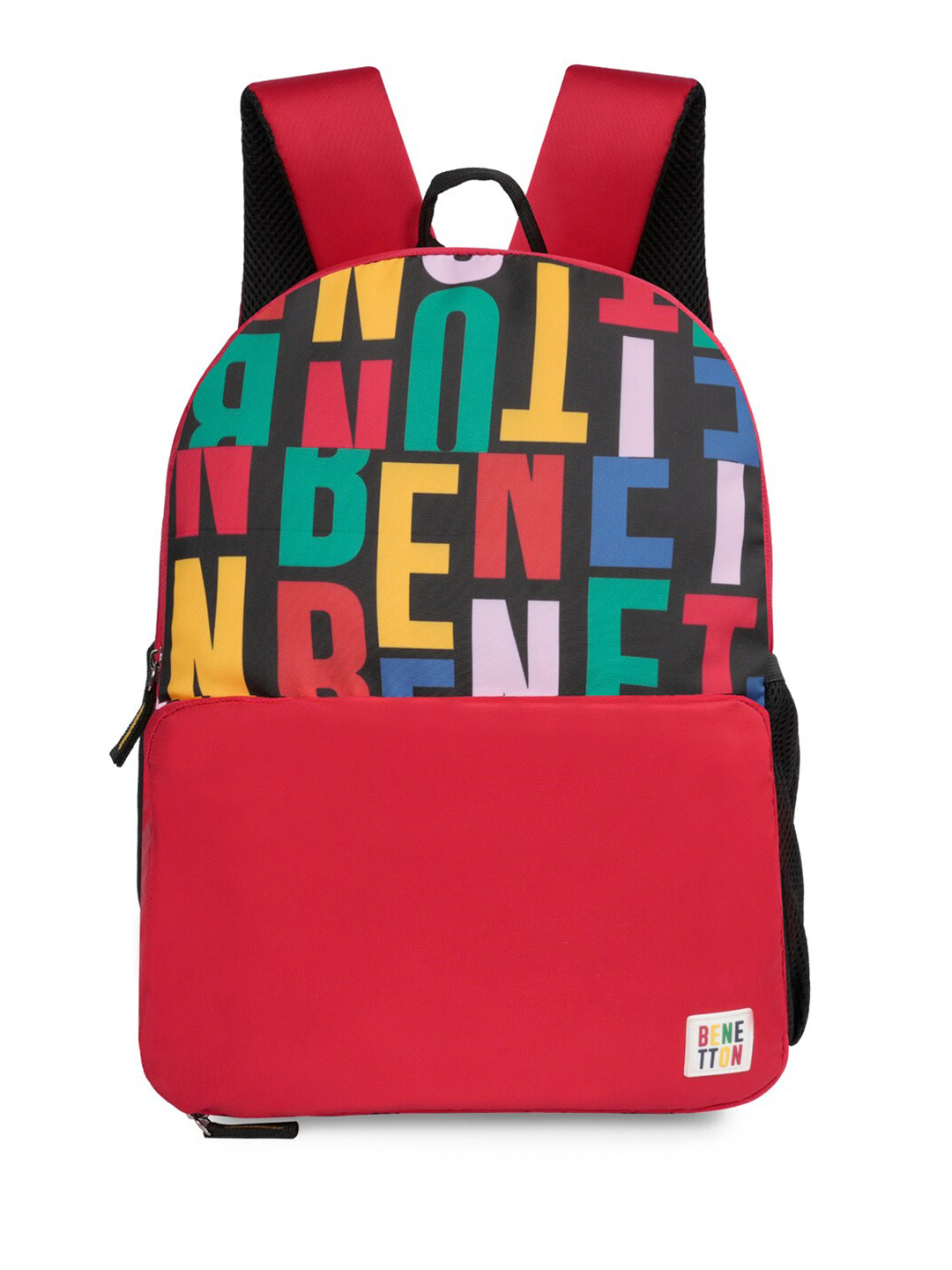 United Colors of Benetton Breeze Unisex Typography Printed Backpack