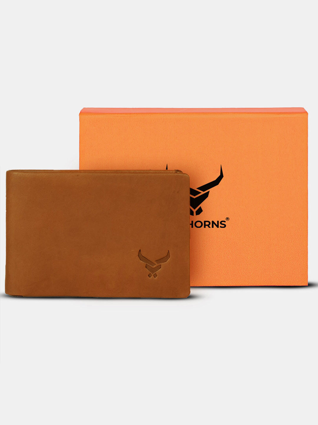 REDHORNS Men Leather Two Fold Wallet