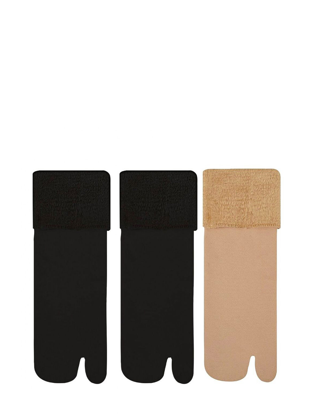 Brauch Women Pack Of 3 Thermal Calf-Length Thumb Socks