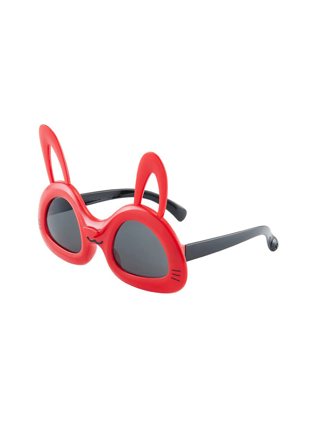 SYGA Kids Rabbit Shaped Sunglasses with UV Protected Lens Goggles-CuteRabbit-Red