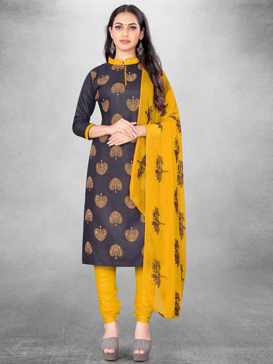 LeeliPeeri Designer Printed Unstitched Dress Material
