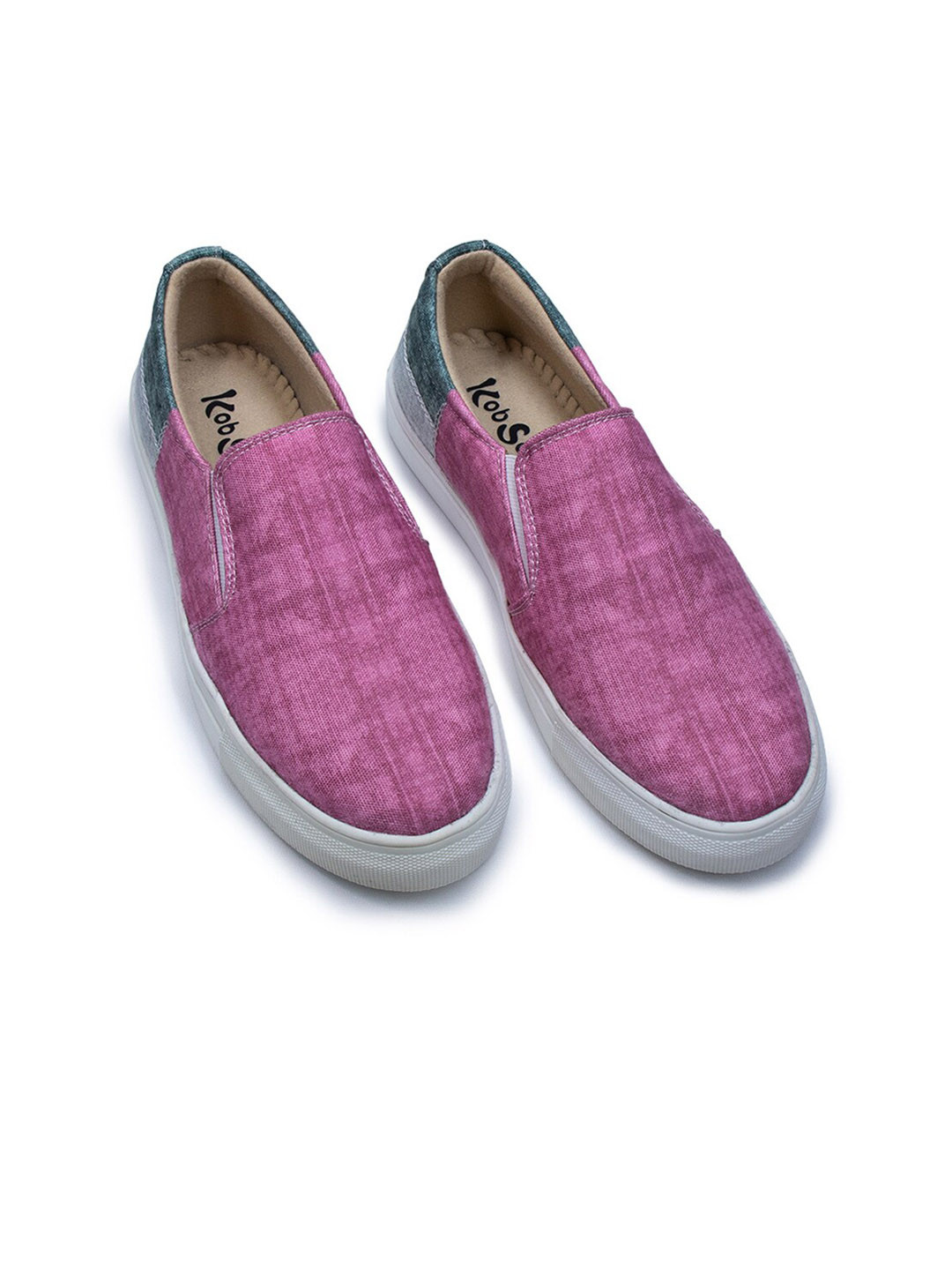 KobSook Women Round Toe Canvas Loafer