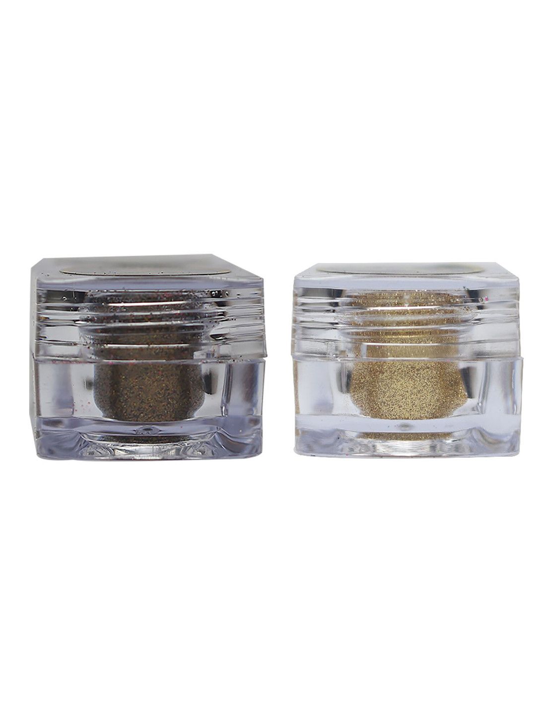 Veoni BELLE Holographic HD 2-Pcs Glitter Eyeshadow - 5g Each - Antique Gold & Pure Gold