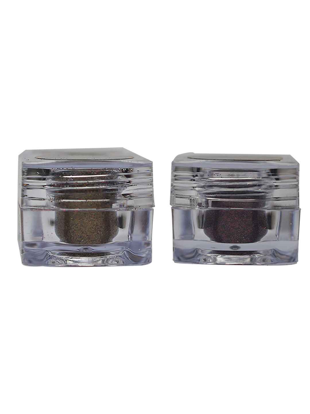 Veoni BELLE Holographic Set Of 2 HD Glitter Eyeshadow - 5g Each - Antique Gold & Wine
