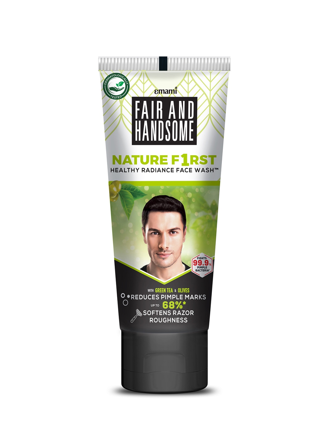 Buy FAIR AND HANDSOME Men Nature First Healthy Radiance Face Wash with Green Tea Olives 50g Face Wash and Cleanser for Men 27380158 Myntra