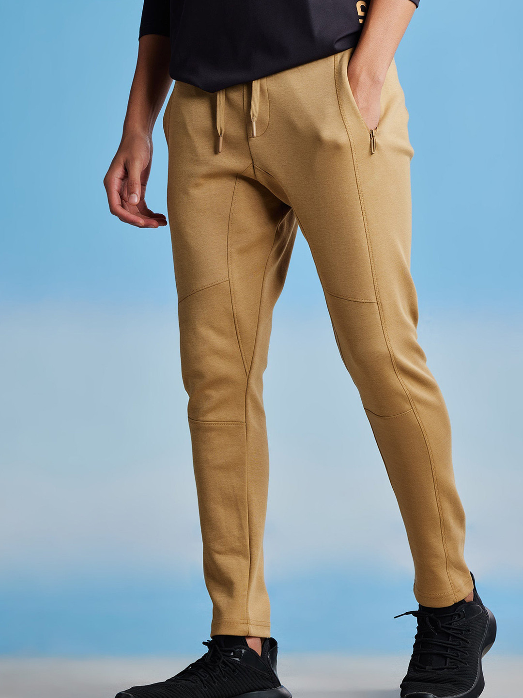 Red Flame Men Stretchable Track Pant