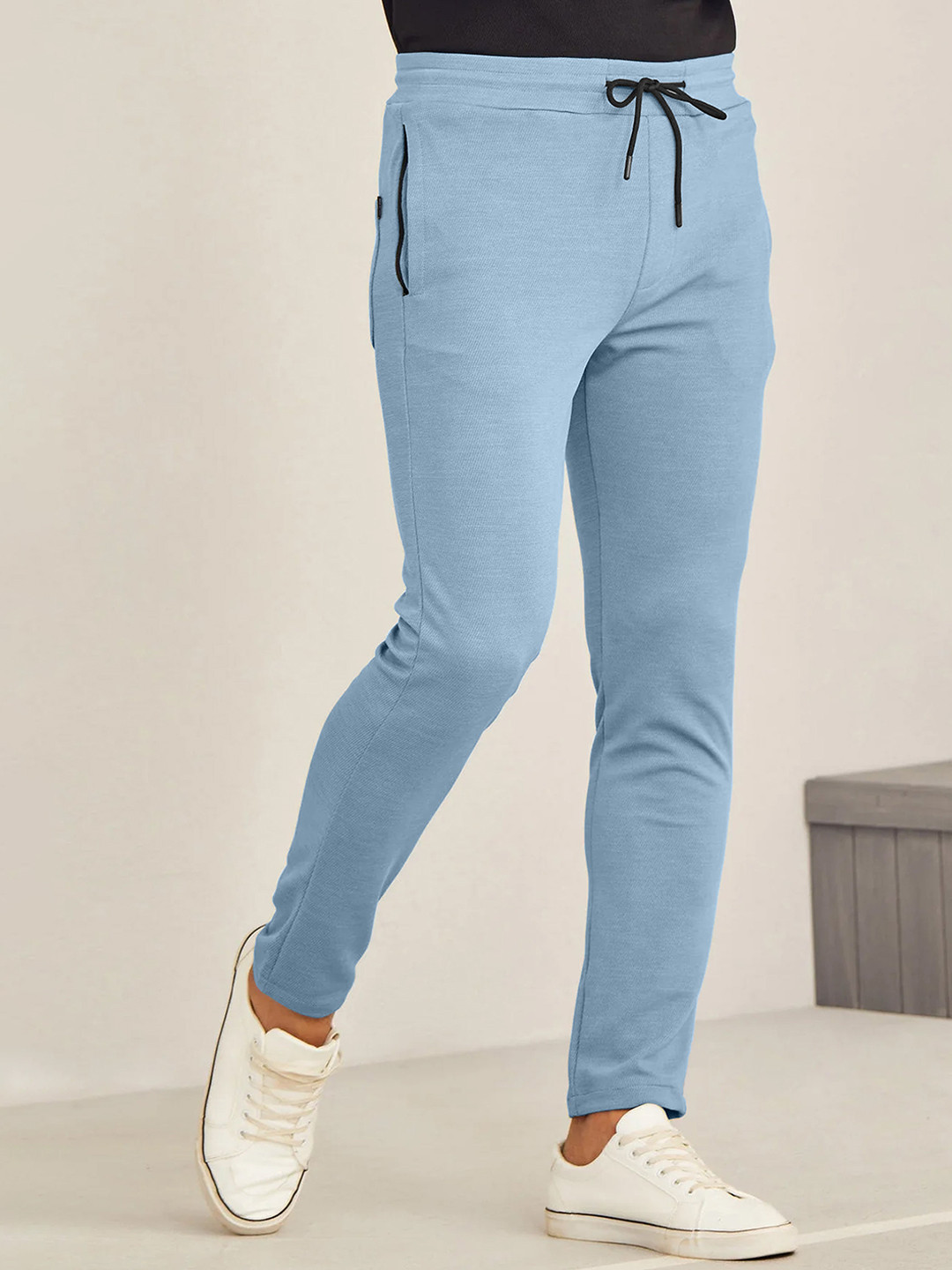 Red Flame Men Stretchable Track Pants