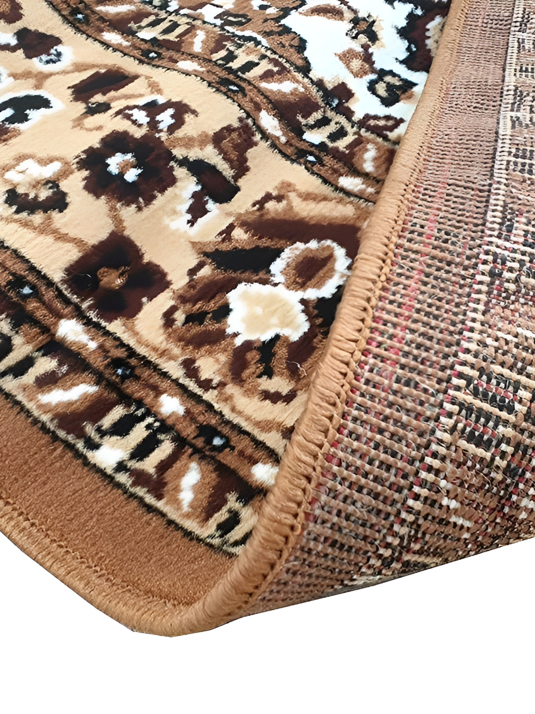 Asad Emporium Rugs Brown Traditional Anti-Skid Carpet