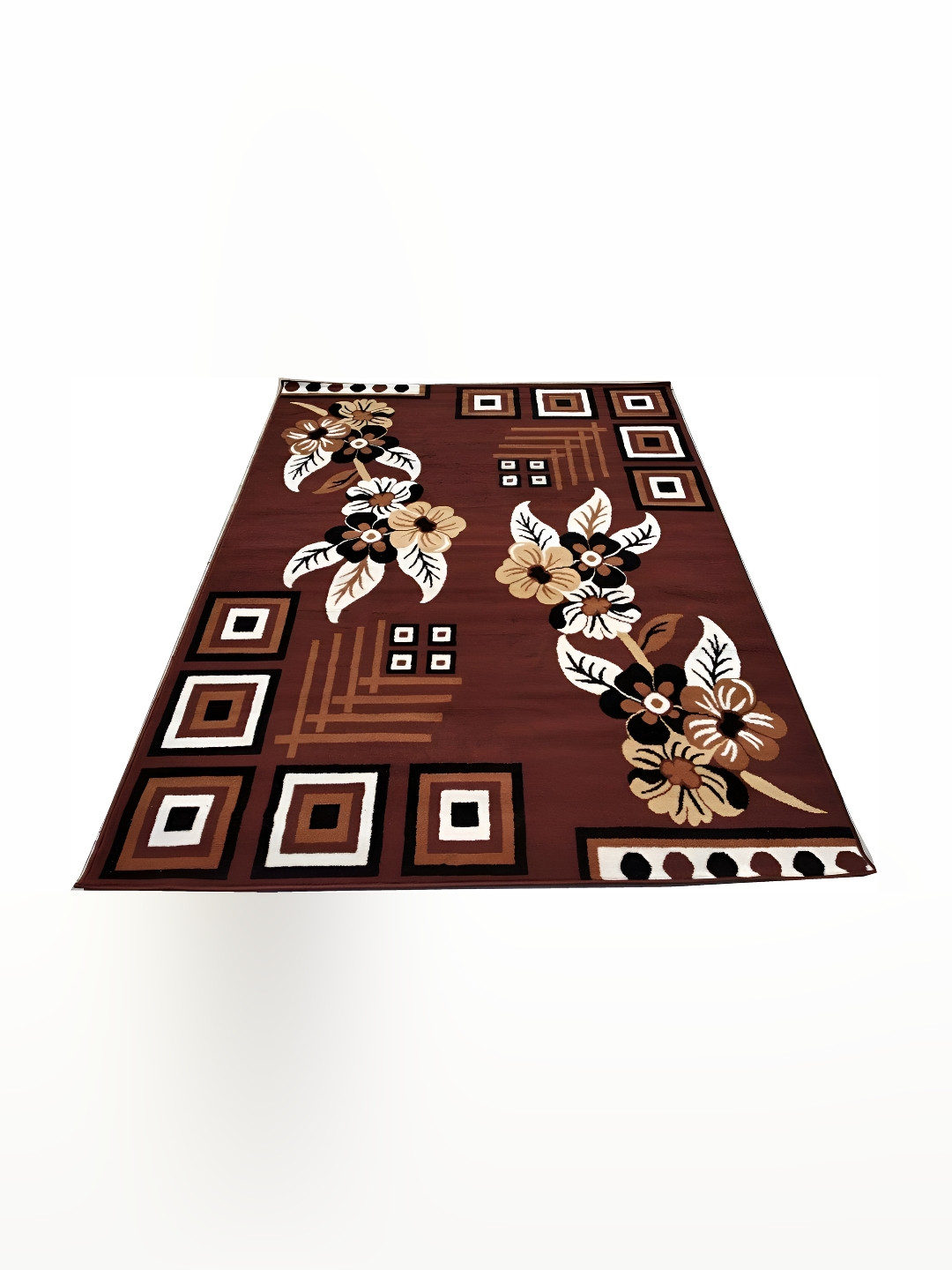 Asad Emporium Rugs Brown Traditional Anti-Skid Carpet