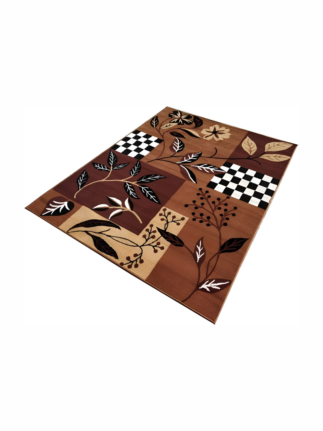 Asad Emporium Rugs Brown Traditional Anti-Skid Carpet