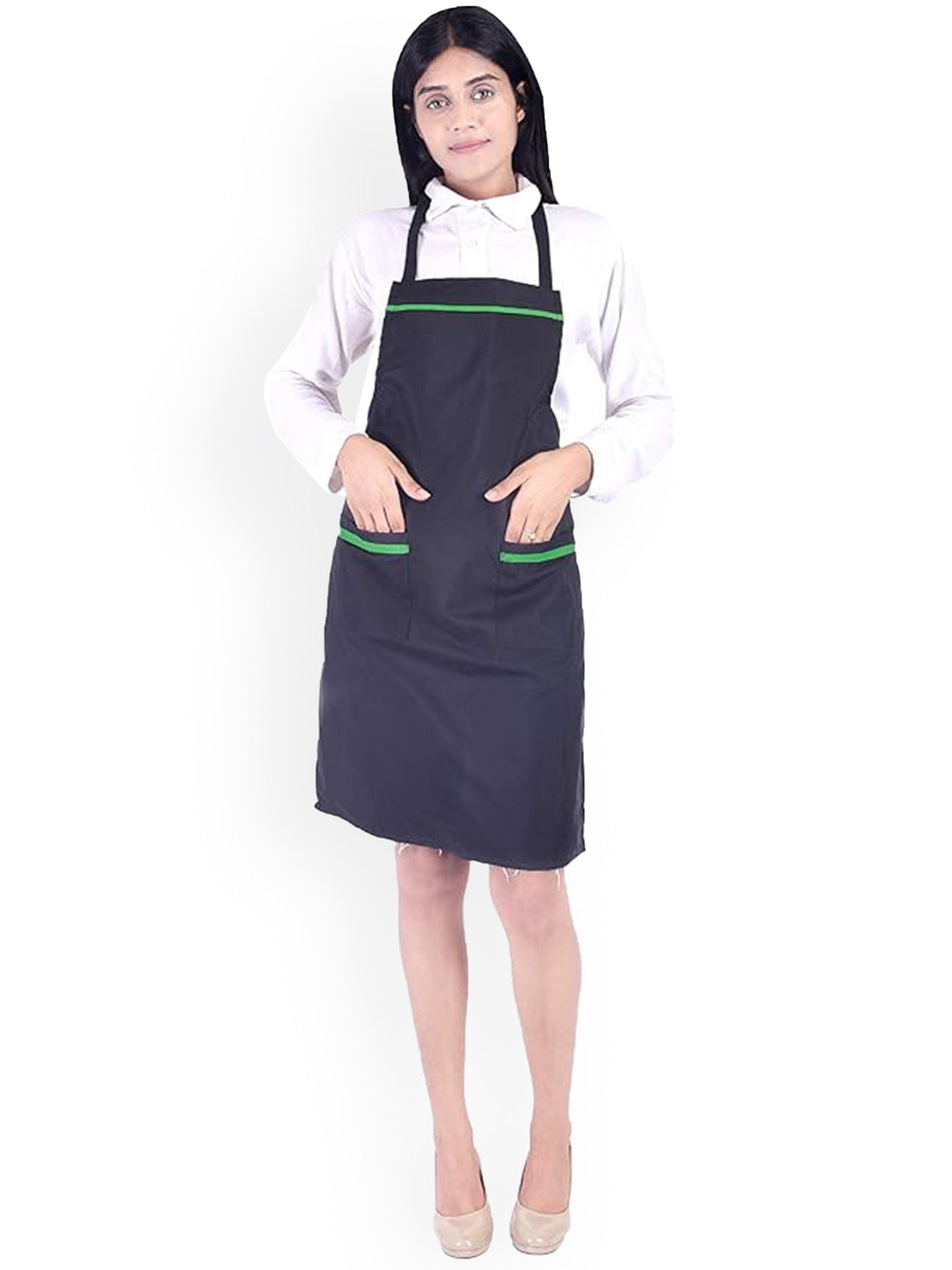 SWITCHON Black & Green Waterproof Apron