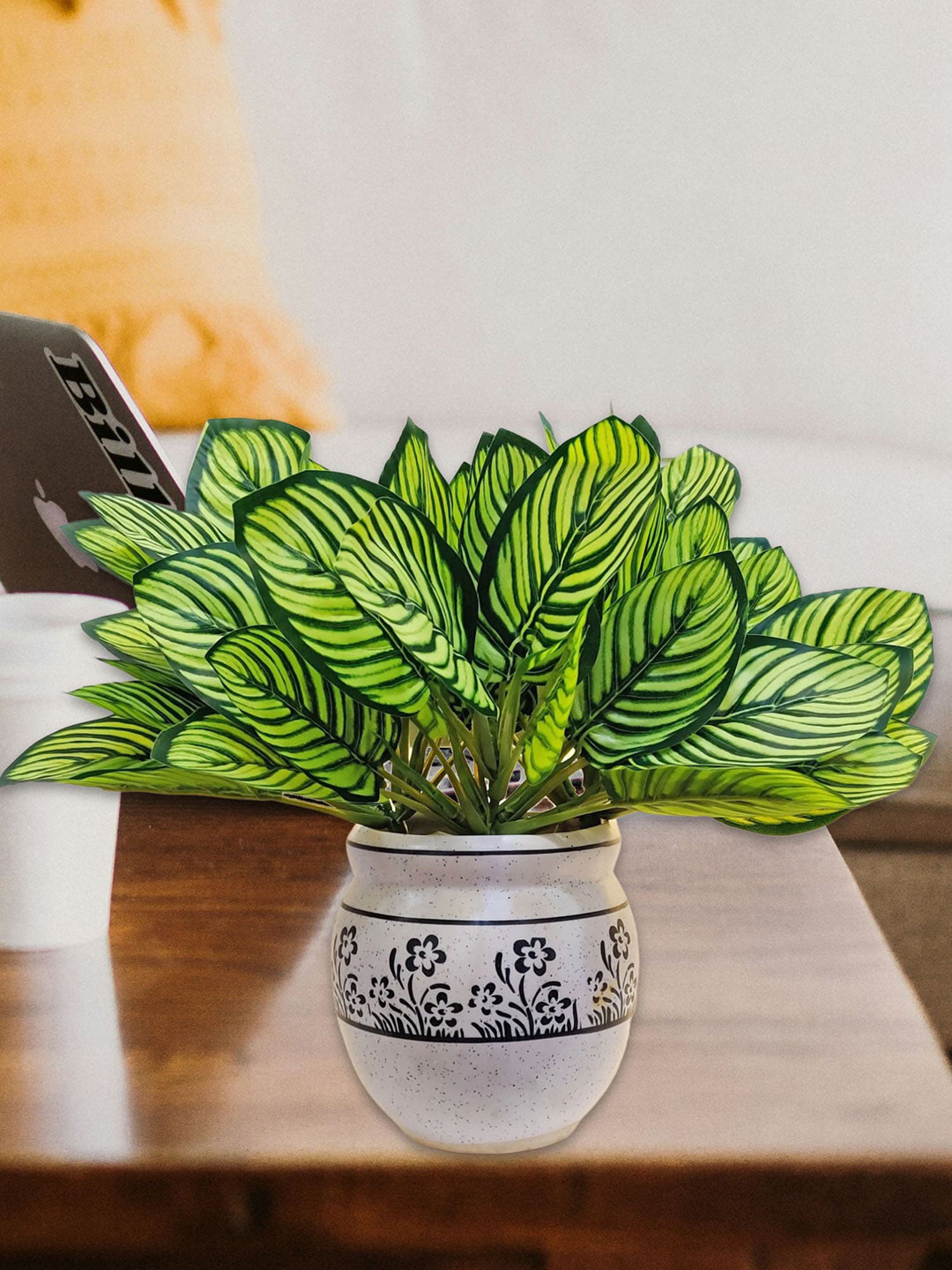 ARTSY Unisex Green Morning Glory Artificial Flowers &  Plants