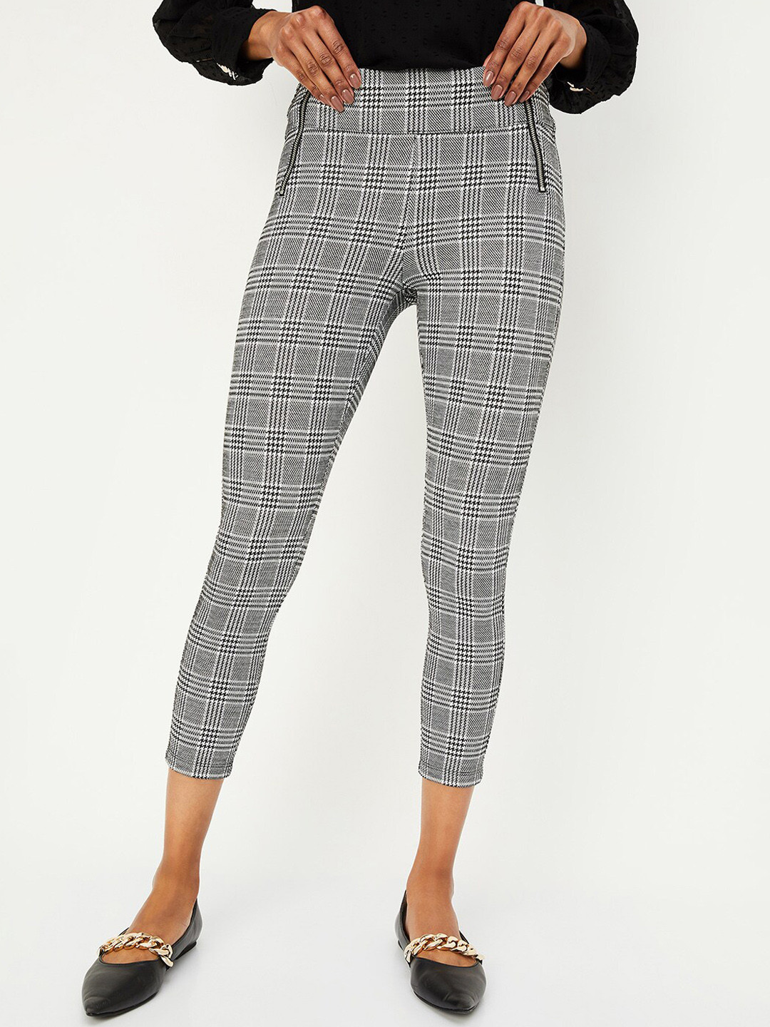 max Checked Trousers