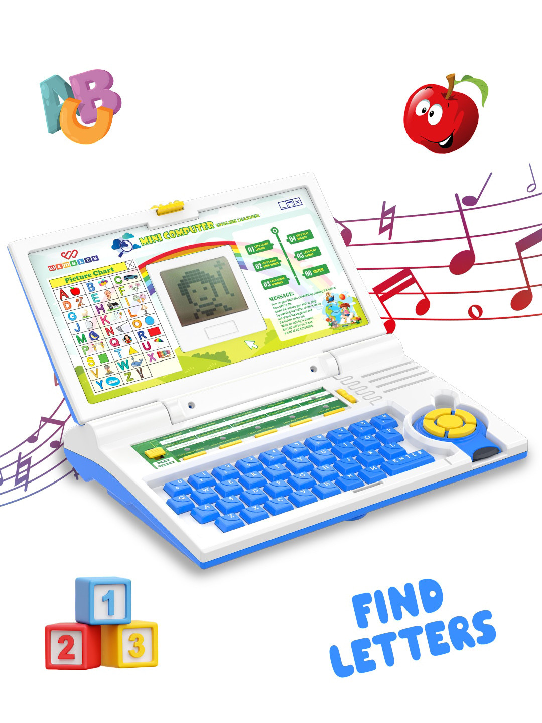 WEMBLEY Kids Computer Learning Toy