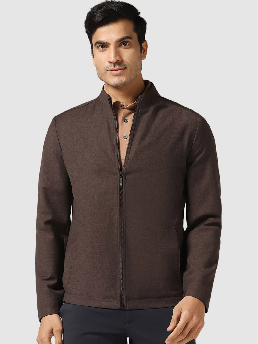 Blackberrys TechPro Stand Collar Woollen Bomber Jacket