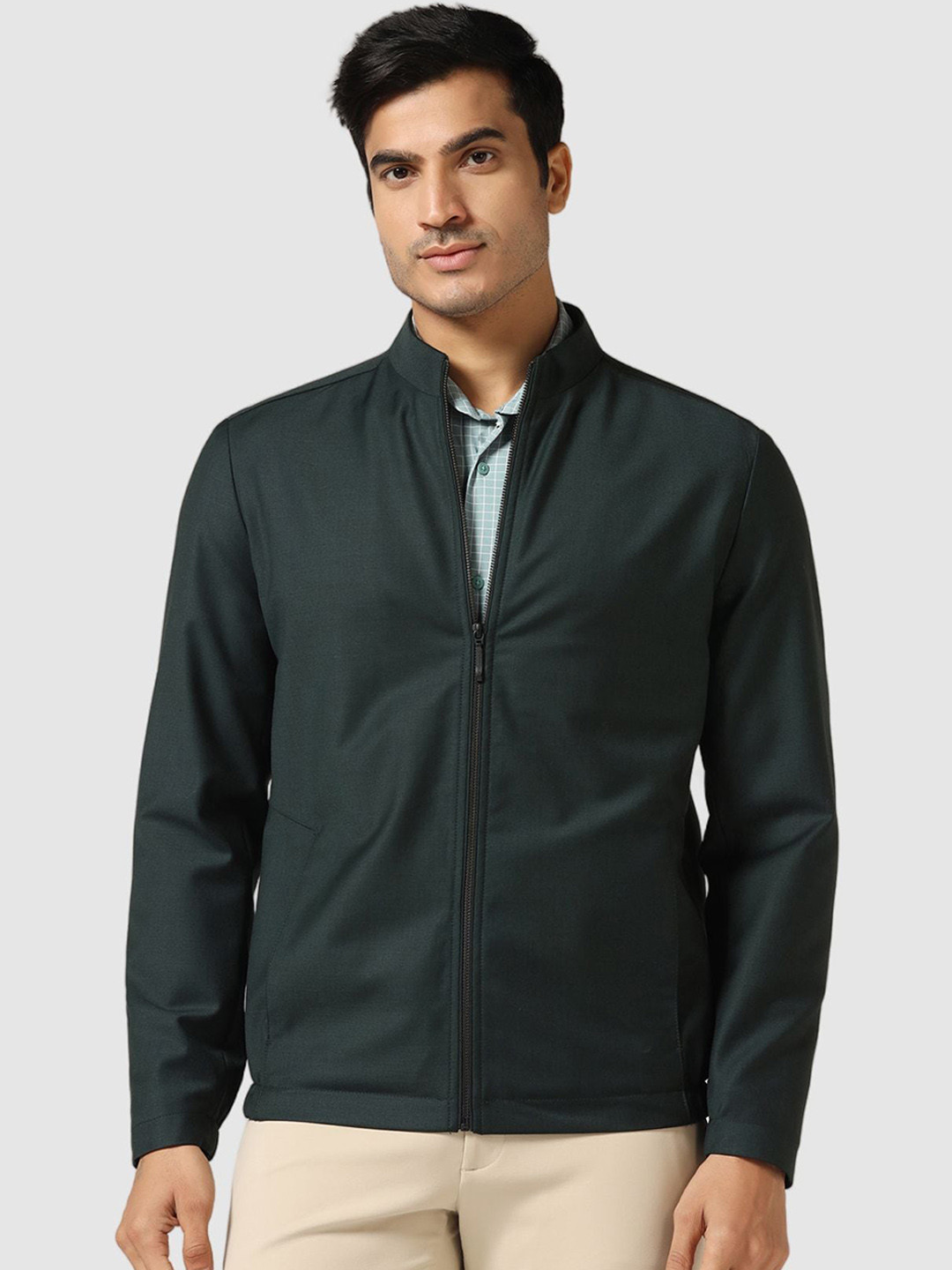 Blackberrys TechPro Stand Collar Woollen Bomber Jacket