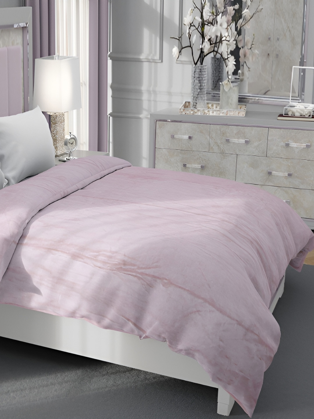 Laying Style Purple King Duvet Cover