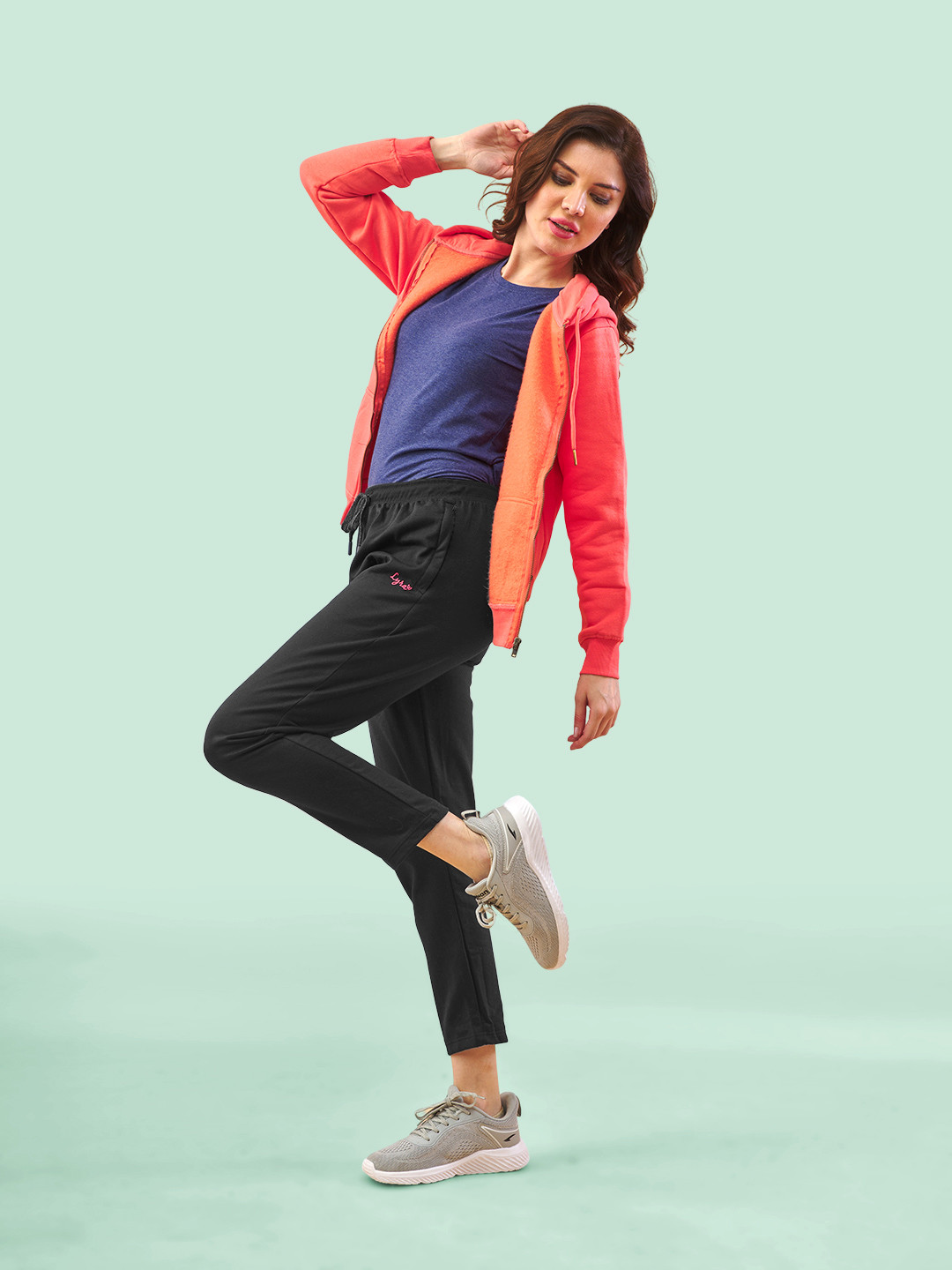 LYRA Women Cotton Winter Lounge Pant  with Inner fleece