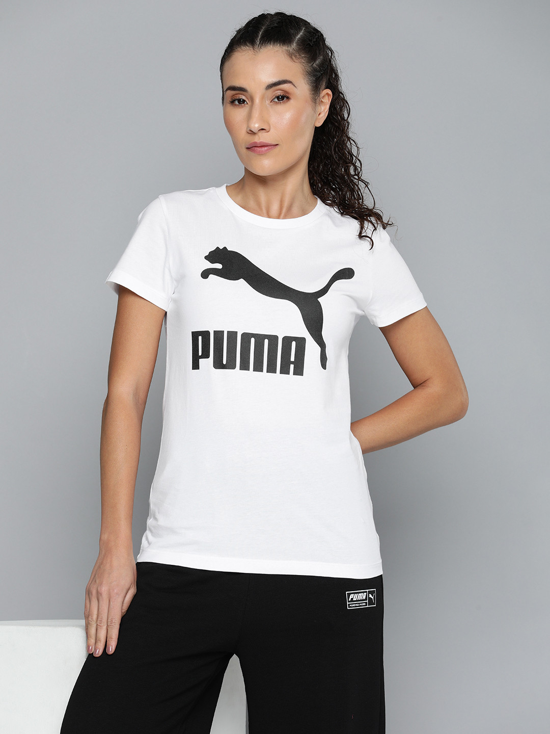 Puma Pure Cotton Classics Logo Printed T-shirt