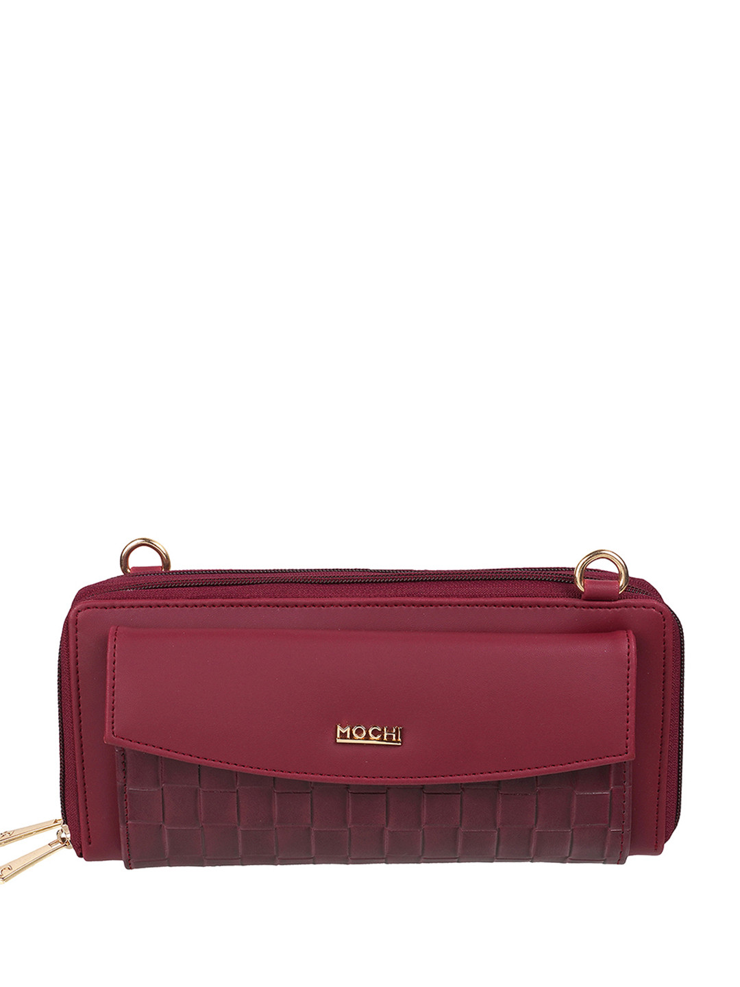 Mochi Women Brand Logo Printed Zip Around Wallet