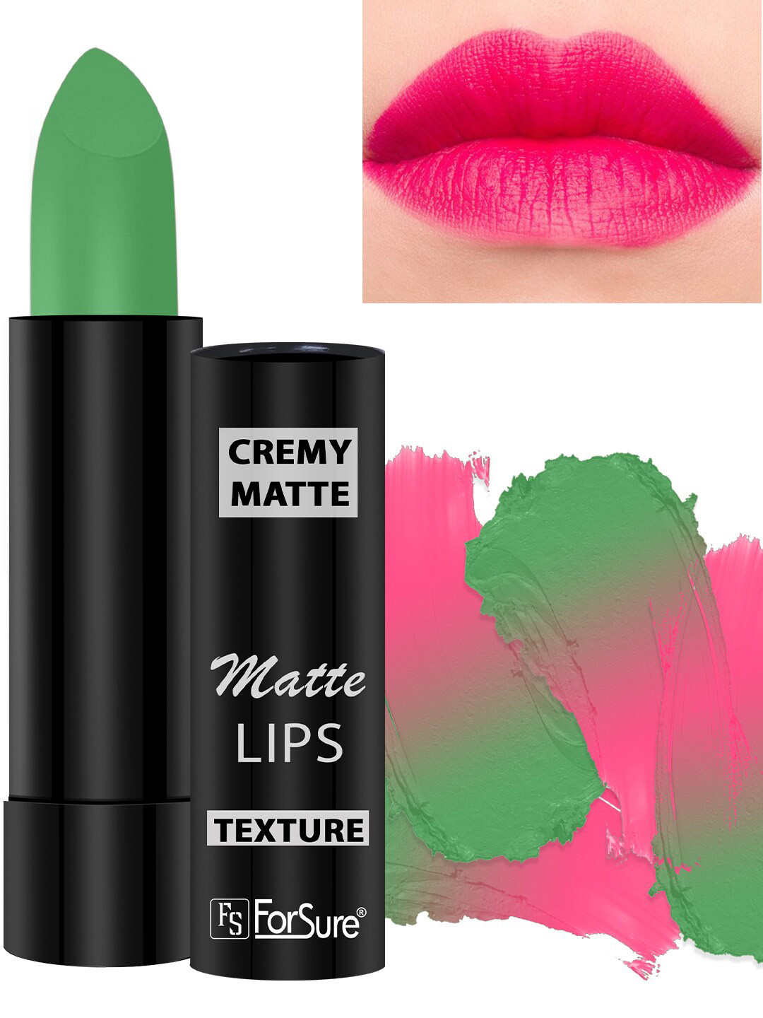 ForSure Cremy Matte 4Pcs Color Changing Lipstick-3.5g Each-Natural Pink-Red-Magenta-Pink