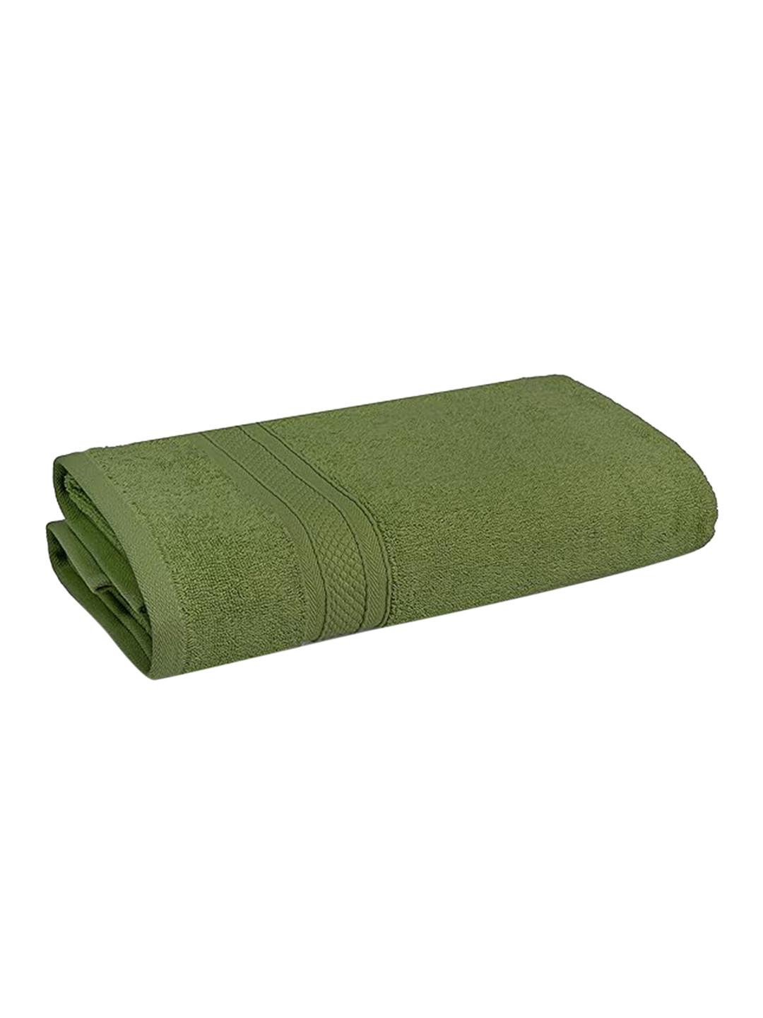 Signature Olive Green Cotton Bath Towels