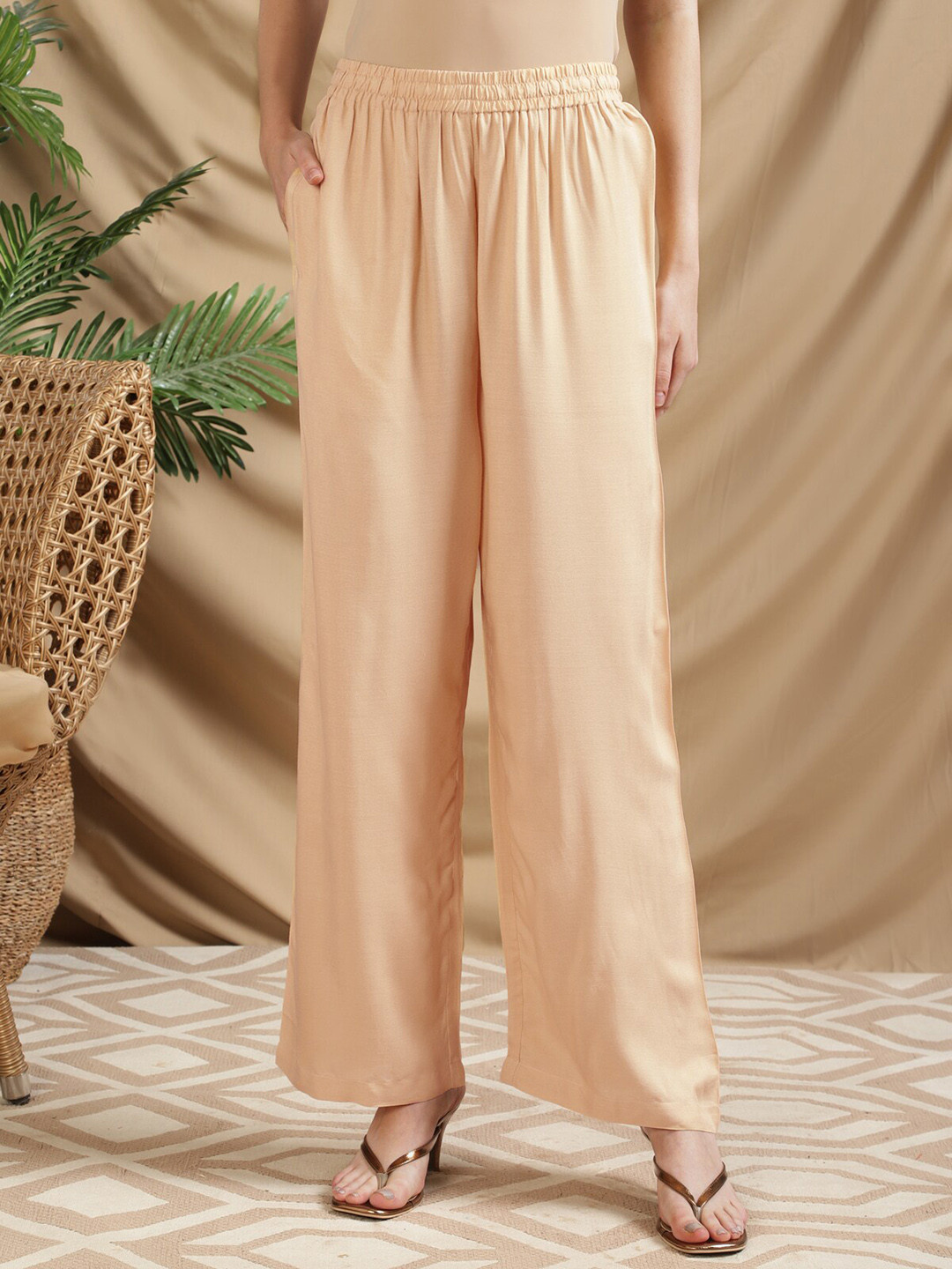 Rangita Wide Leg Ethnic Palazzos