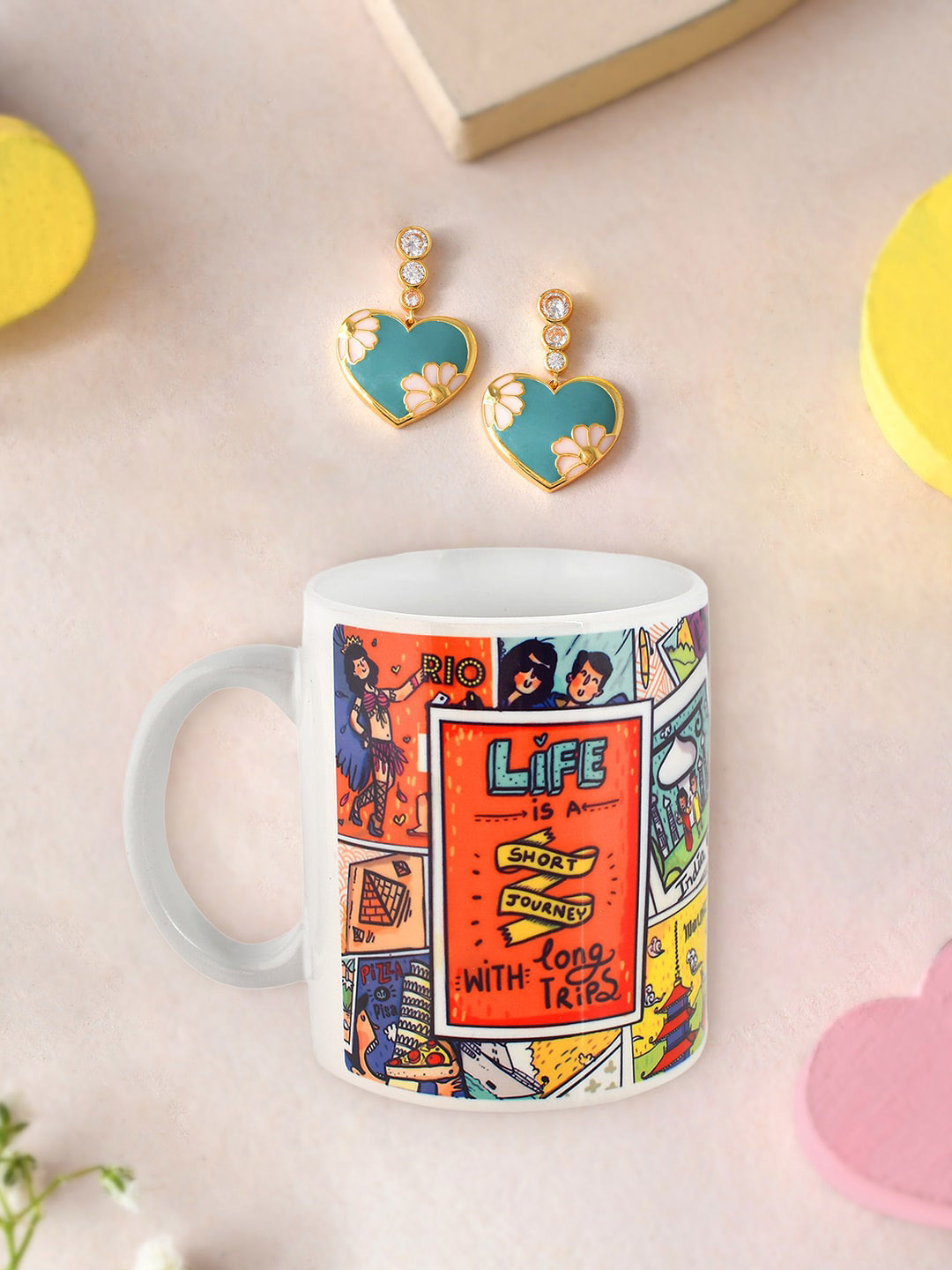 Voylla White 2 Pieces Valentine's Day Gift Set