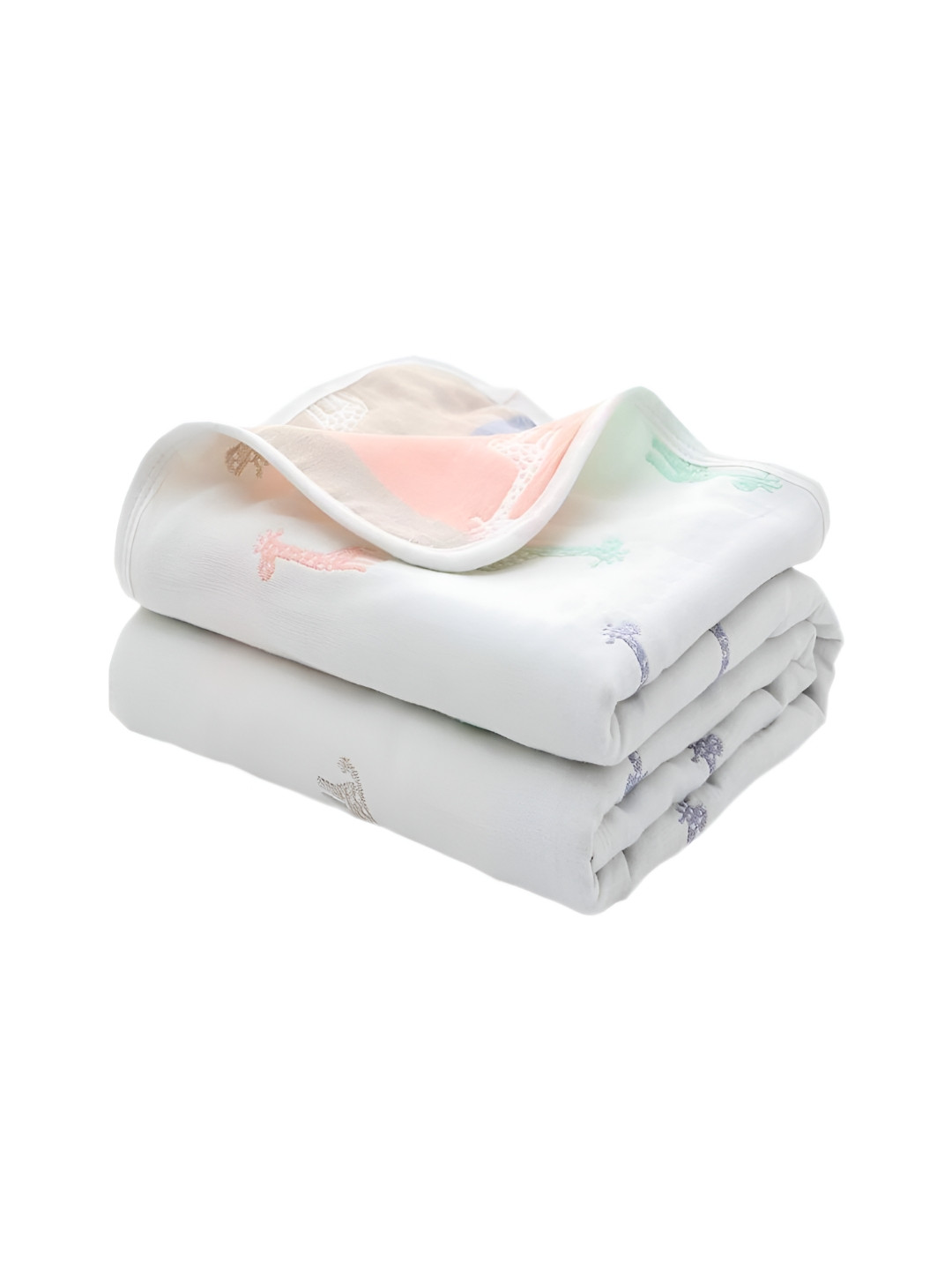 SYGA Green & Orange Cotton Single Bed Duvet