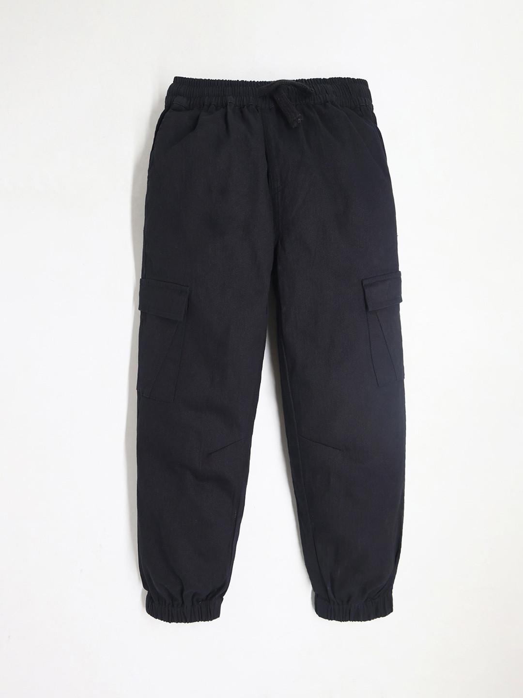Cherry Crumble Boys Smart Easy Wash Pure Cotton Joggers