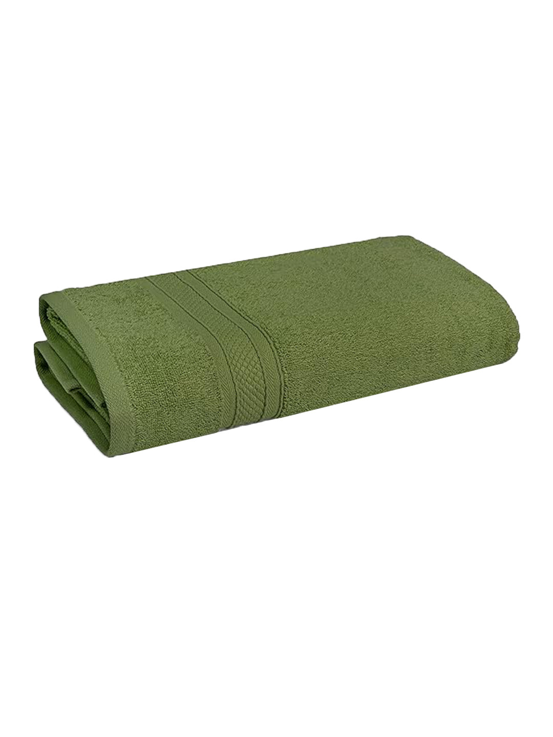 Signature Olive Cotton Bath Towels
