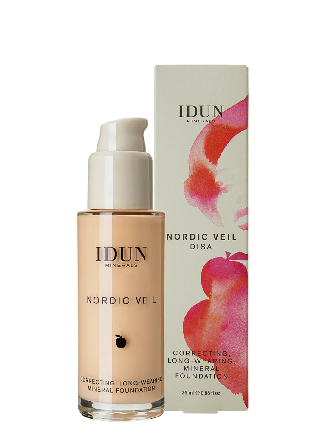 Idun Minerals Nordic Veil Correcting Long Wearing Mineral Foundation 26 ml - Disa