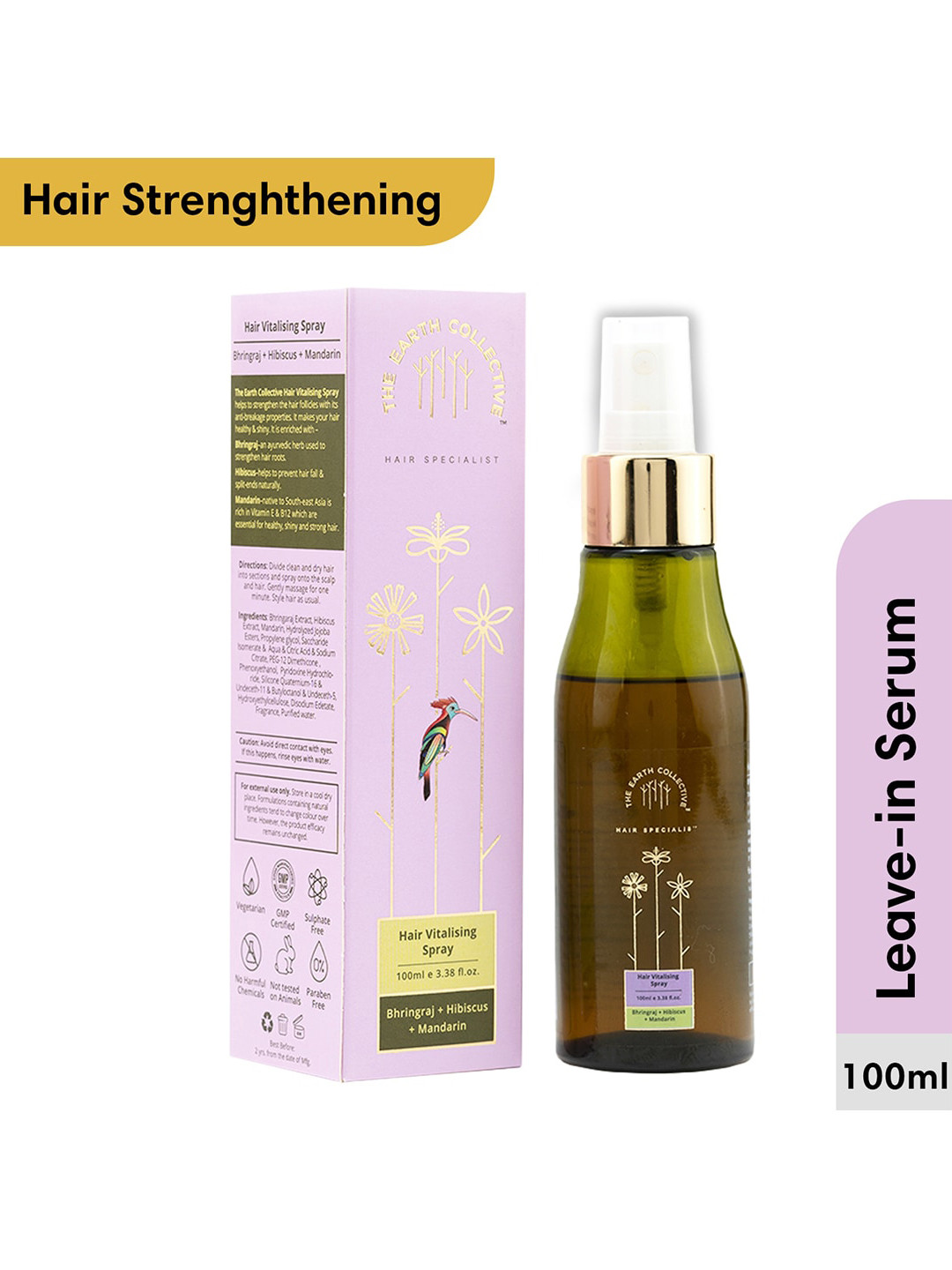 The Earth Collective Hair Specialist Hair Vitalising Spray - 100ml