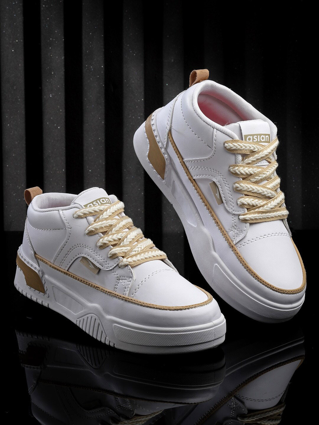 ASIAN Women Round Toe Memory Foam Sneakers