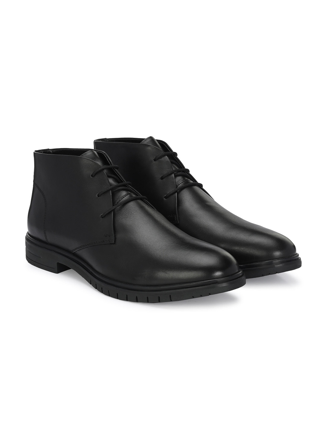 Delize Men Mid Top Leather Ankle Boots