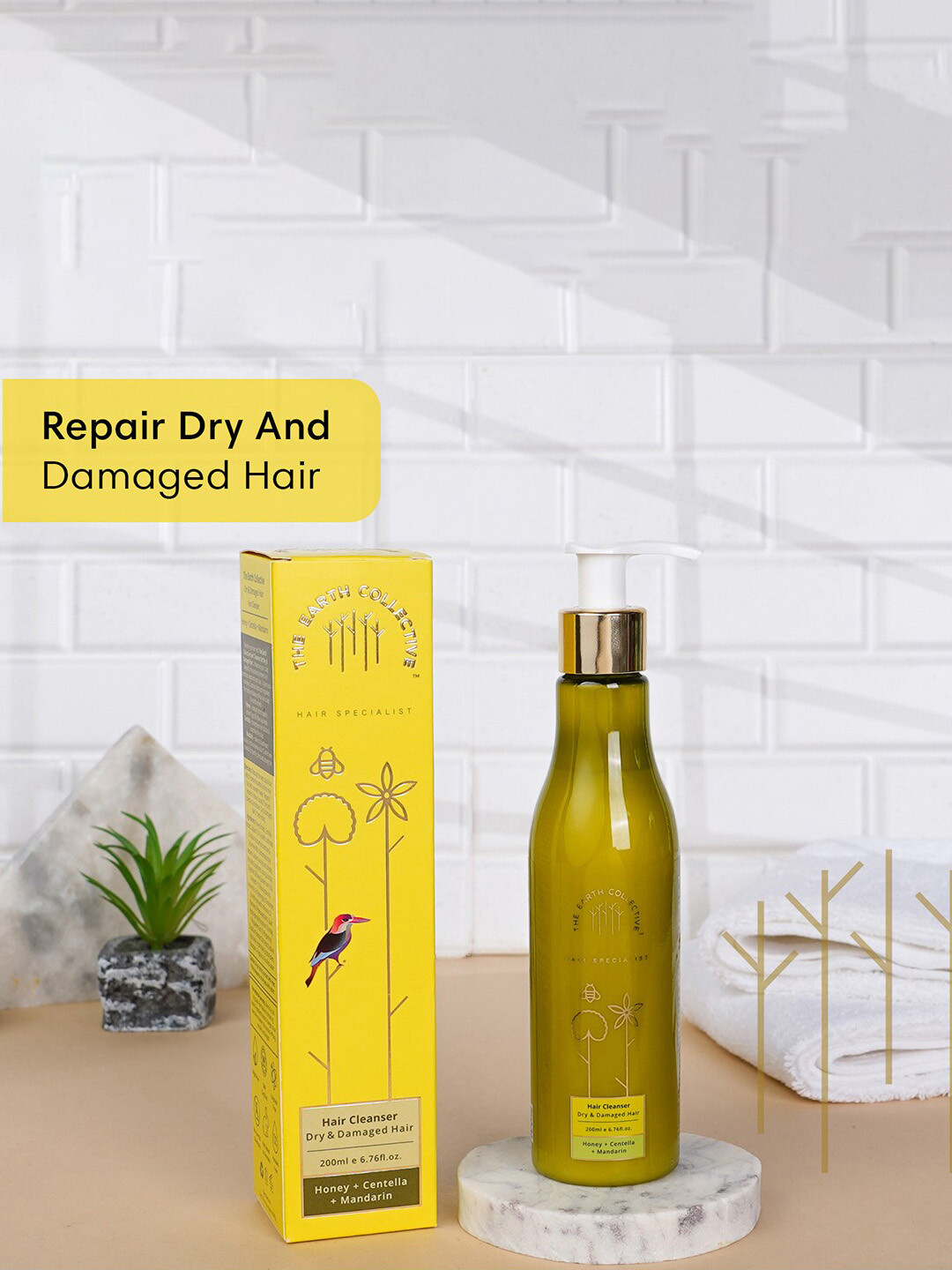 The Earth Collective Hair Specialist Hair Cleanser For Dry & Damage Hair - 200ml