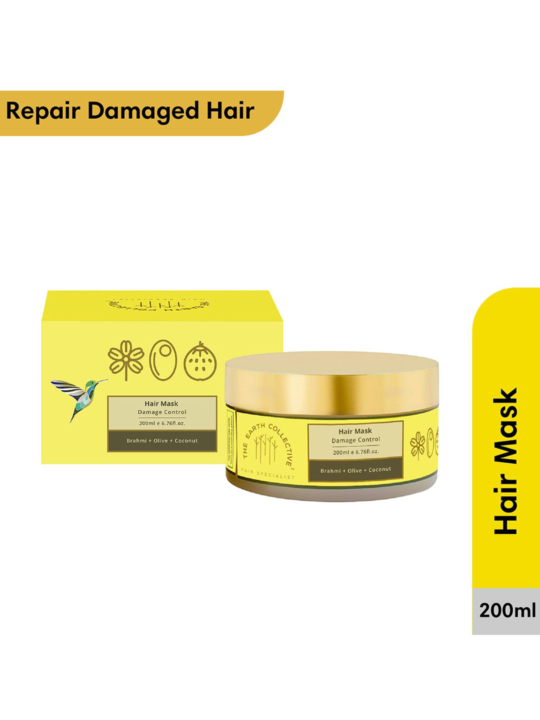 The Earth Collective Hair Mask Damage Control - 200ml