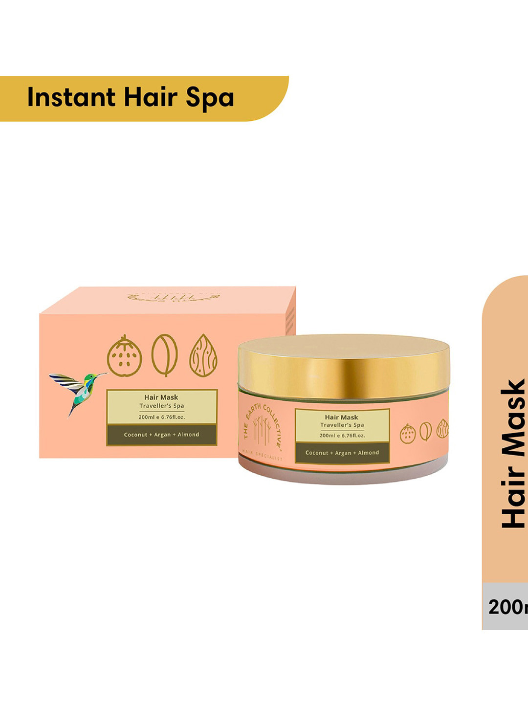 The Earth Collective Hair Mask Traveller's Spa - 200ml