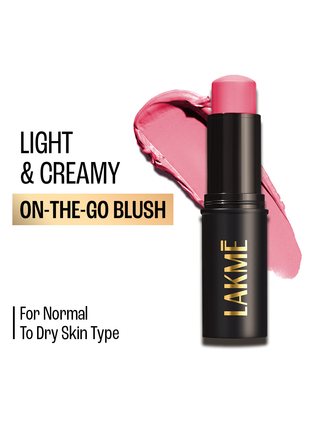 Lakme On The Go Facelift MultiSlayer Blendable Creamy Blush Stick 12g - Pink Powrhouse 3