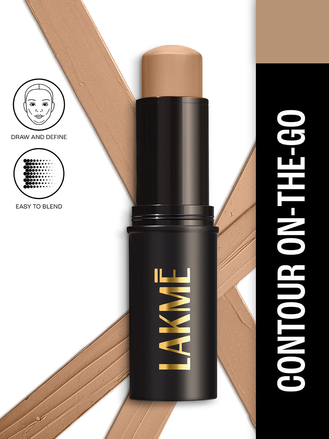 Lakme On The Go Facelift MultiSlayer Contour Stick For Easy Blending 11g -  Define Diva 10