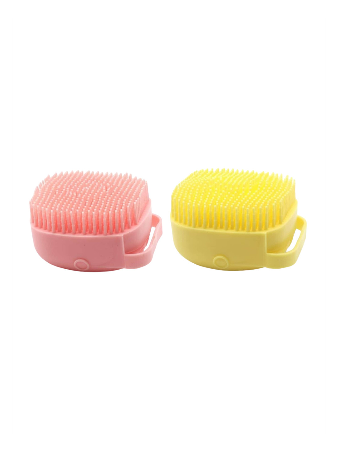 FEELHIGH 2-Pcs Body Scrubber With Soap Dispenser