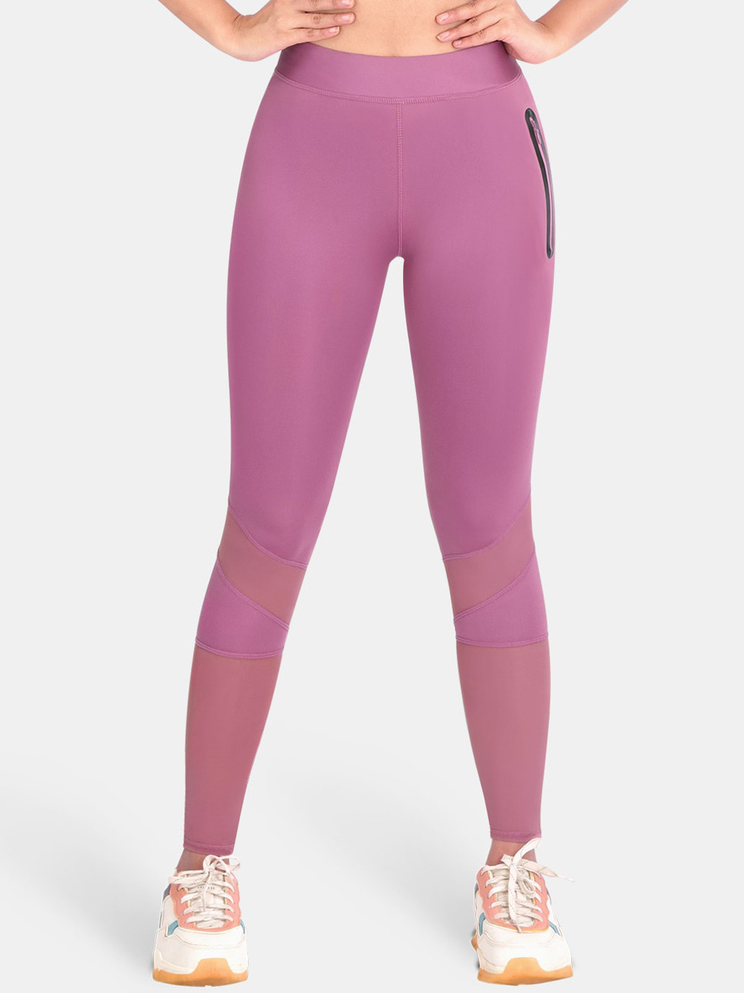 Dermawear High-Rise Rapid-Dry Moisture Wicking Ankle Length Tights