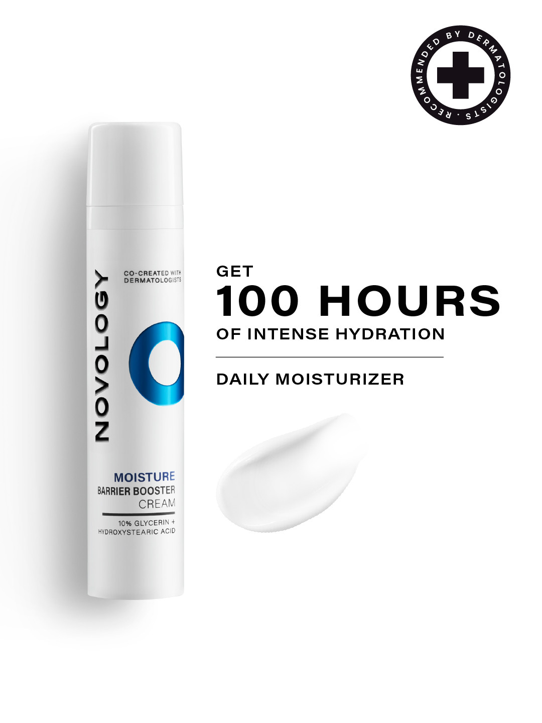 Novology Moisture Barrier Booster Face Cream for 100 Hours of Hydration - 50 g