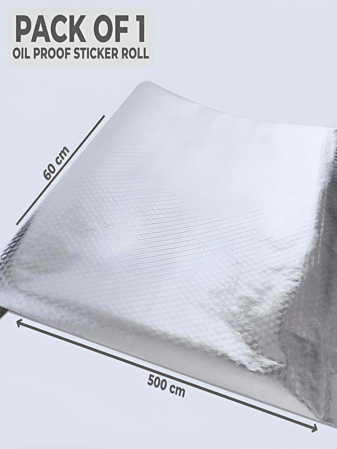 Kuber Industries White Textured Self-Adhesive Wallpaper