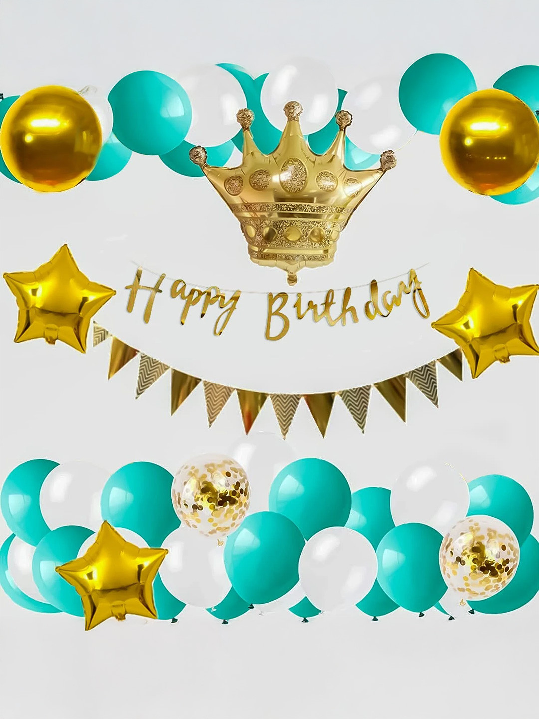 Special You Cream Coloured & Green 12 Pieces Wisteria Artificial Flowers