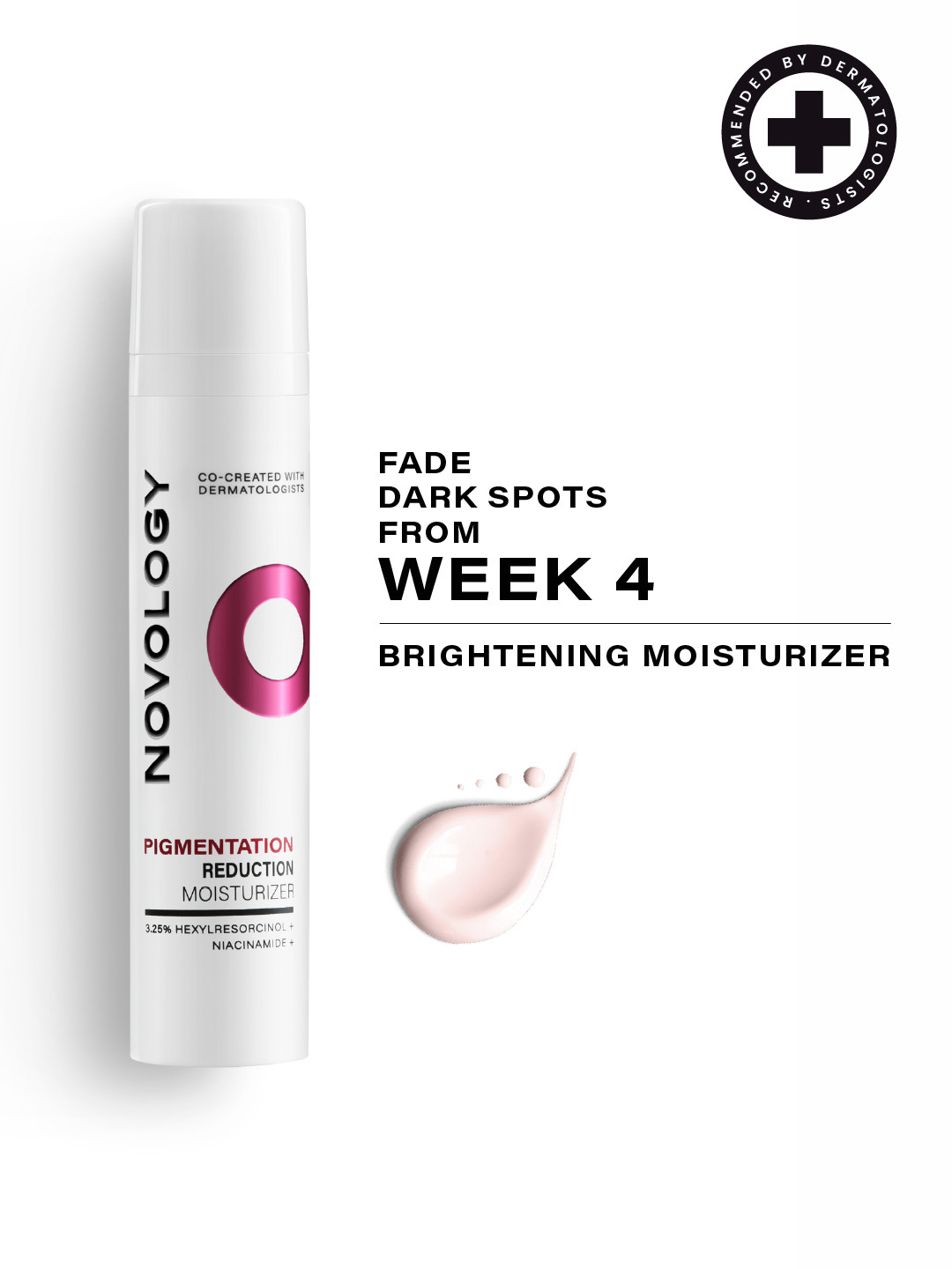 Novology Pigmentation Reduction Moisturiser for Dark Spots & Acne Marks - 50g