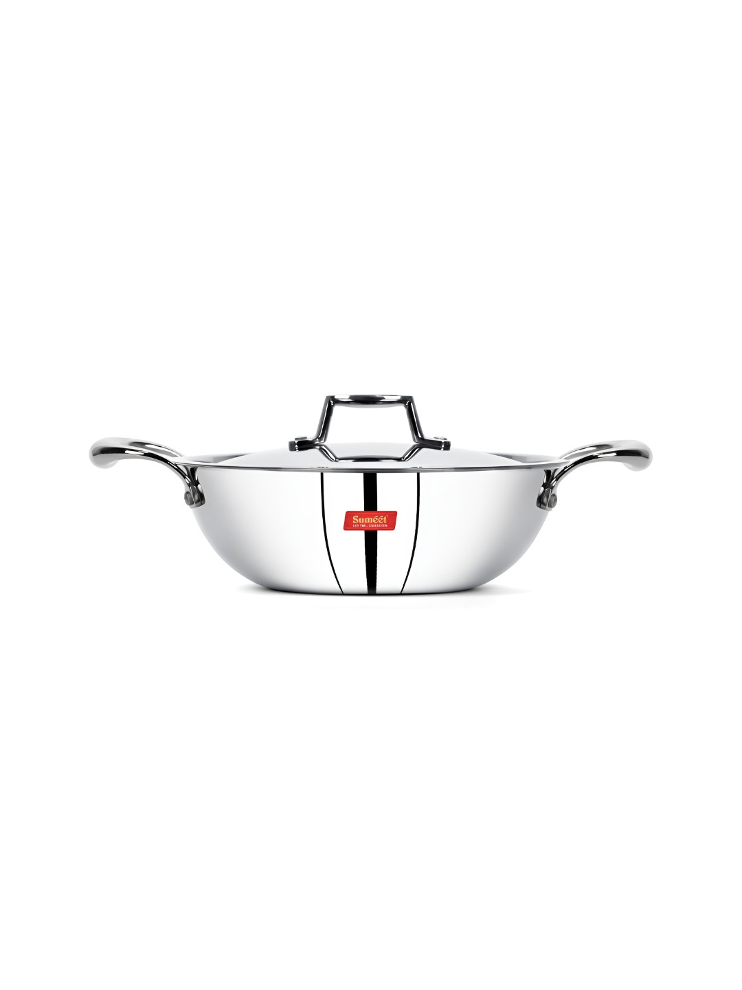 Sumeet Stainless Steel Dishwasher and Microwave Safe Kadhai or Wok