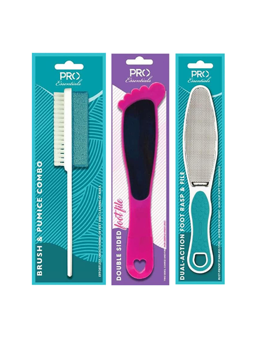 PRO Set of 3 Heel Care Pedicure Kit