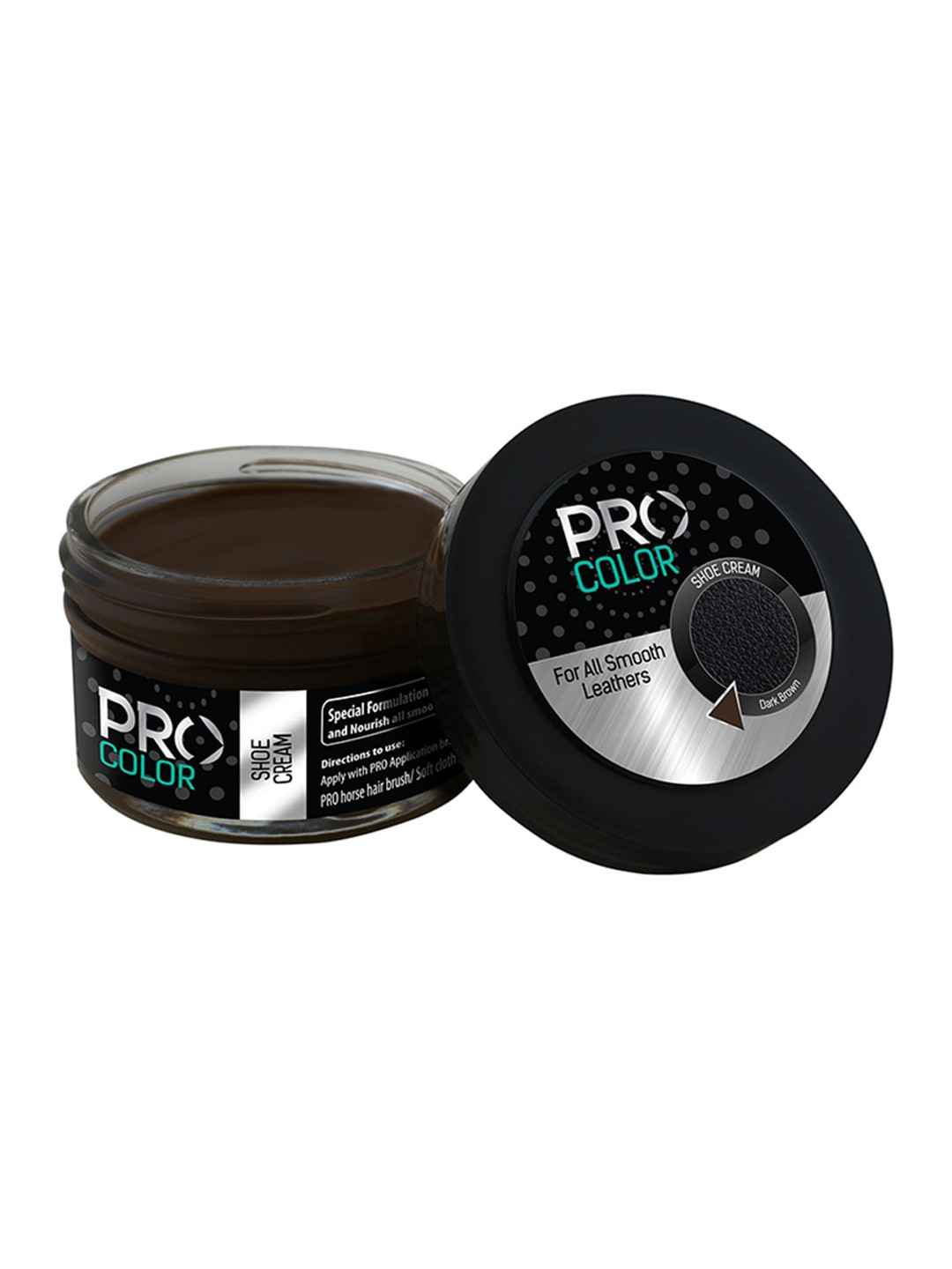 PRO Dark Brown Leather Shoes Cream Polish 50 ml